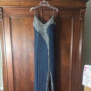 Vintage Cassandra Stone Beaded Prom Dress